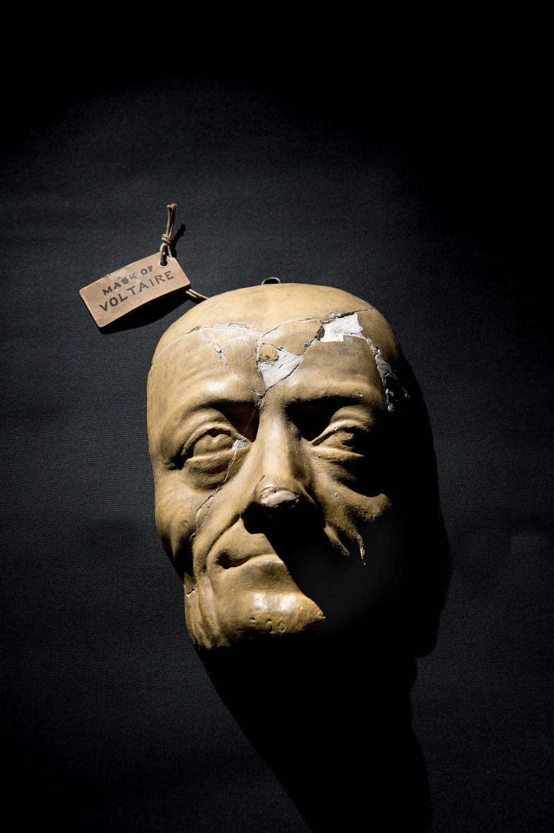 Death Mask of Voltaire (1694-1778)