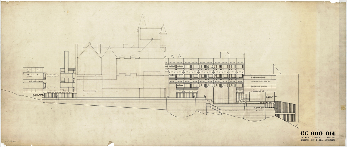 Gillespie Kidd and Coia architectural drawings